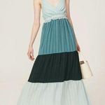 Slate + Willow Blue Tiered Dress Photo 0