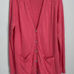 Banana Republic  Size M Pink Filpucci Italian Superloft Yarn Cardigan Buttons Photo 0