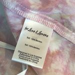 For Love & Lemons NWT ‘Devon’ Pink Tie-Dye Front Tie Crop Top Size Medium Photo 8