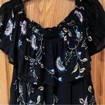 Rebecca Minkoff Dawson Floral Off-the-Shoulder Ruffle Mini Dress Size Medium Photo 6
