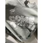 ZOE LA “Come Thru” Sweatshirt Los Angeles Oversized Medium Gray 100% Cotton USA Blue Photo 4