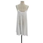 Hanro Juliet Babydoll Nightgown Tank Pintuck Pleated‎ Cotton White Size Small Photo 2