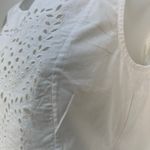 Opening Ceremony  x Chloe Sevigny Cropped Eyelet Tank Top White Photo 3