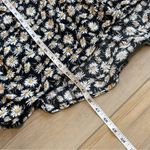 WALLFLOWER Sunflower Printed Wrap Dress Sleeveless Size Small Black Photo 8