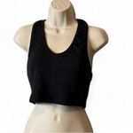‎Racerback Cropped Tank Top Black Size M Photo 1