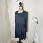 Mud Pie NTM: Brand New Minnie Tiered Bodice Dress in Dark Charcoal Dress Sz M Photo 5