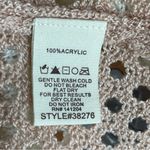 Hem & Thread  Colorblock Granny Crochet Sweater Top Women’s Size L Flare Sleeves Photo 7