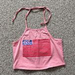USA Halterneck Tank Top Pink Size M Photo 1