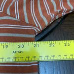 Pendleton  Orange and White Striped casual Top Photo 5