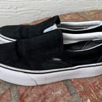 Vans Classic Slip On Platform Black Suede Sneakers Women's Size 8 Photo 0