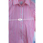 A New Day  Pink Stripe Long Sleeve Collared Button Down Shirt Women’s XS NWT Photo 3