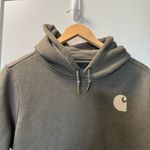 Carhartt Women's  Clarksburg Relaxed Fit Midweight Logo‎ Sleeve Graphic Hoodie M Photo 2