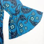 For Love & Lemons  X Urban Outfitters Trumpet Bell Sleeve Paisley Floral Dress Photo 6