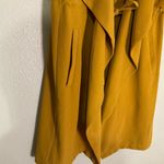 Elodie  Longline Duster Cardigan Size L Spice Open Front Waterfall‎ Drape Pockets Photo 2