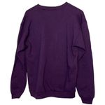 Vintage Women's L Winter Tree Print Crewneck Sweatshirt Purple Nature Grannycore Size L Photo 2