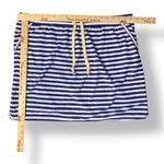 J.Crew Weekend NWT Blue White Striped Terry Cloth Skirt‎ Size XL Coastal Preppy Photo 2