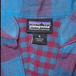 Patagonia NWOT! Organic Cotton Women’s Double Weave Woven Shirt Size 4 Blue Red Photo 8