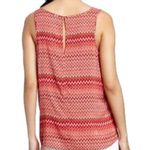 Lucky Brand Margarita Meadow Tank Top M Chevron Zig Zag Print Photo 3