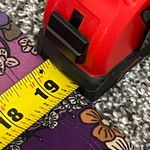 New Denim & Co Floral Patchwork Long Sleeve Button Up Henley Neck Tunic Top M Purple Size M Photo 10