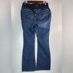 Motherhood M Flare Jeans Dark Blue Denim Photo 3