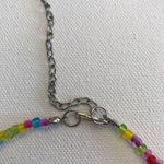 Handmade Confetti Necklace Earrings Set Vintage Photo 6