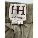 Haute Hippie Suede Cargo Joggers in Olive Green Size Small Photo 4