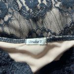 Studio Y Y2K BLACK  LACE SEQUIN CAMI‎ TOP Photo 5