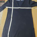 J.Crew  Black Label V-Neck Navy Shirt Dresss XS Preppy Casual Classic Cozycore Photo 4