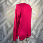 SoulCycle  Skull Logo Hot Pink Long‎ Sleeve T-Shirt Photo 5