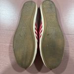 Lands End Red & White Stripe Slide on Sandals Size 10 Red Photo 3