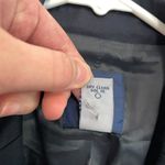 J.Crew Solid Navy Blue Striped Lining Two Button 100% Cotton Work Blazer Jacket Photo 8