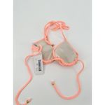 Eberjay Eberjey Beach Glow Gisele Orange Triangle Bikini Top Women's Size Small S NWT Photo 1