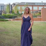 Madeline & Monroe Navy Crochet Maxi Dress Photo 8