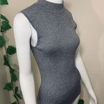 Nygard Silver Metallic Turtleneck Tank Top Blouse Photo 6