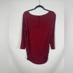 Motherhood Women's  Red Striped Top Photo 3