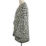 Maglia Donna Cardigan 2X Black White Animal Print Angora Wool Italy Sweater Size undefined Photo 2