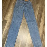 Levi's 525 Vintage (1993) Jeans 7 JR 25x32 Blue High Rise Tapered USA Denim 90s Photo 4