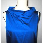 Love moschino Womens NWT 8 44  Sleeveless Cotton Dress Blue Pockets New Designer Photo 1