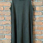 Pink republic  Womens Small Dress Olive Green Lace Up Back Tank Casual ALine Mini Photo 0