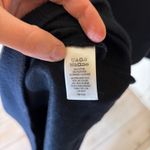 Anthropologie Tabitha Webb EUC Women's Waffle Knit Shift Dress Ruffles Blue S Photo 2