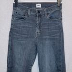 EDWIN Bree High Waist Raw Hem Crop Straight Leg Jeans In Ashland size 25 Photo 3