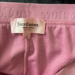 Juicy Couture  Black and Pink Velour Shorts Photo 2