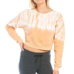 Wildfox  Cropped Melon Wash Regal Crew Neck Dolman Sleeve Pullover Photo 1