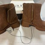 a.n.a Womens Marie Block Heel Booties in Cognac Sz 9 NEW IN BOX Photo 7