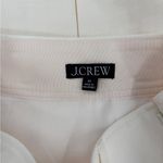 J.Crew  Pleated knee-length skirt in stretch linen blend NWOT Photo 6