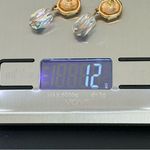 Swavorski Vintage SWAROVSKI Swan Signed Gold-tone Aurora Borealis AB Crystal Drop Earrings Photo 13