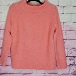 Anthropologie MOTH CORAL WOOL ALPACA MOCK NECK SWEATER LP Photo 1