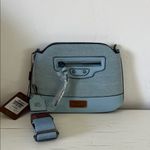 Wrangler Small Crossbody Bag for Women Western Denim Purse Adjustable Strap NWT Photo 1