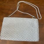 Unique Vintage Vintage GC Brand White Metal Mesh Convertible Clutch Photo 0