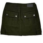 CARMAR Army Green Mini Skirt Size 4 Photo 1